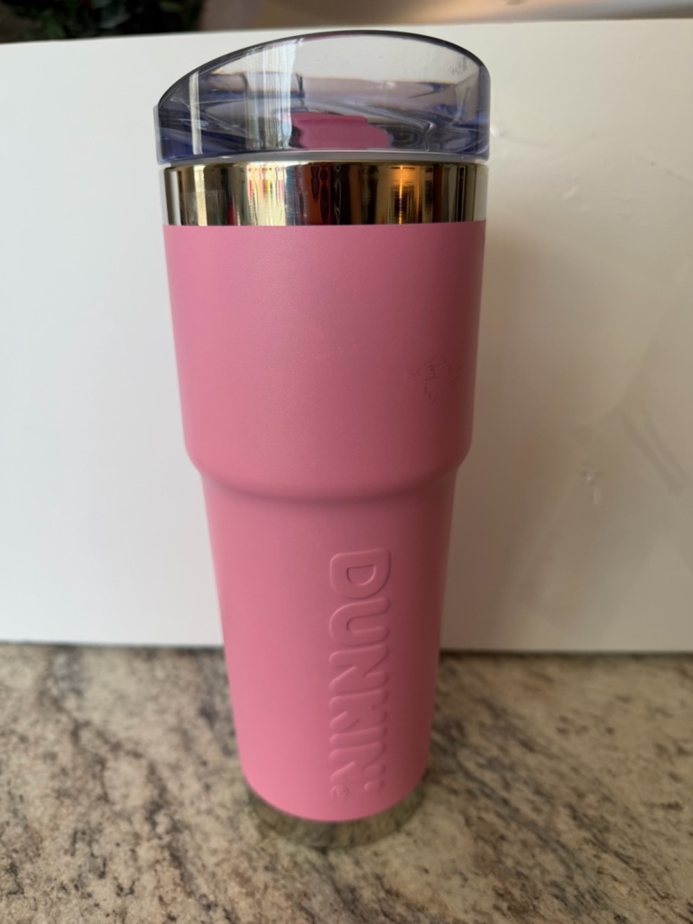 Dunkin® Pink Insulated Travel Tumbler 32oz Dunkin donuts